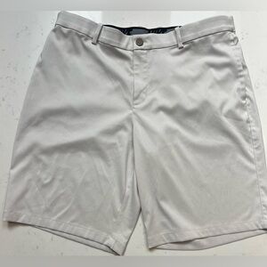 Men's Nike Tour Performance golf dry fit shorts in the color light bone size 38